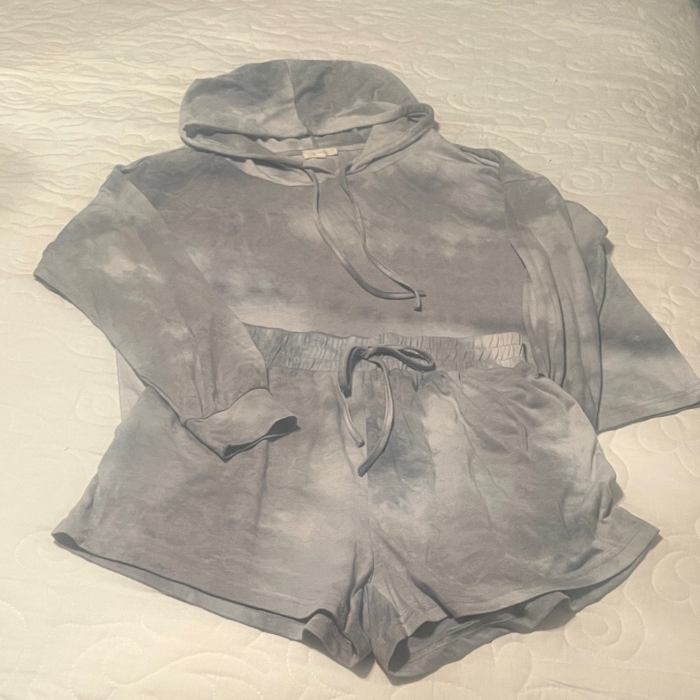 LA MIEL Light Blue Casual Shorts